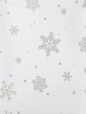 Bieżnik 30*120cm bawełn. biały ze śnieżynką (SJ2-312) -20%