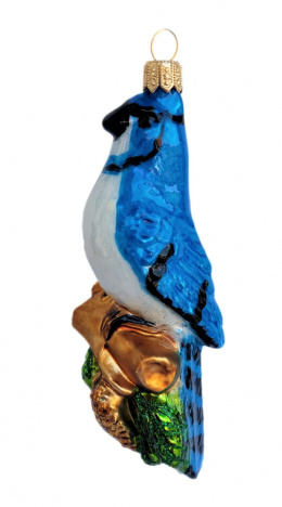 Bombka formowa: Ptaszek kardynał niebieski (209) SZ