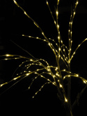 Drzewko białe 180cm LED b.ciepłe na podstawie 240V (TG51581)