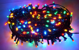 Lampki LED 200L+gn transf. kolor 9,9m dekor. wew/zew (11/14/LED)