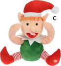 Zabawka Mikołaj grający ruszający się bat. 2xAA(057044) h:28x24cm