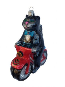 Bombka Morozko: Kot na motorze czerwonym (407)
