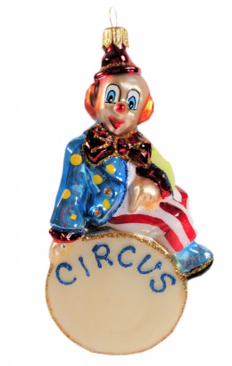 Bombka formowa: Clown cyrkowy z bębnem (221) SZ