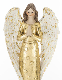 Anioł modlący złota sukienka w gwiazdki (159507)