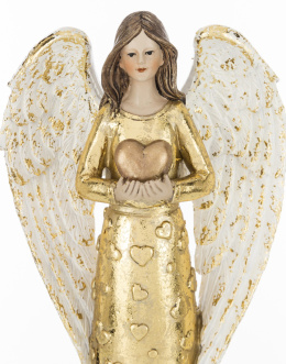 Anioł z sercem złota sukienka w serca (159508)