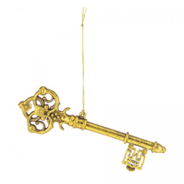 Zawieszka klucz antyczne złoto (133136)