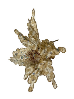 Kwiat welur beżowo-złoty (GB0597)