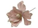 Magnolia róż welur z brokatem na piku (CV19689-3)