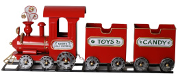 Pociąg metalowy z dwoma wagonami "Candy Toys" (4797)