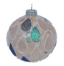 Bombki 100 dekorowane ornament op.4szt.: SYRENKA