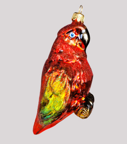 Bombka formowa: Papuga czerwona (204) SZ