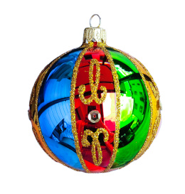Bombki 100 dekorowane ornament op.4szt.: ALE CYRK