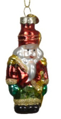 Bombka szklana Nutcracker (121769) h:7x5cm (display)