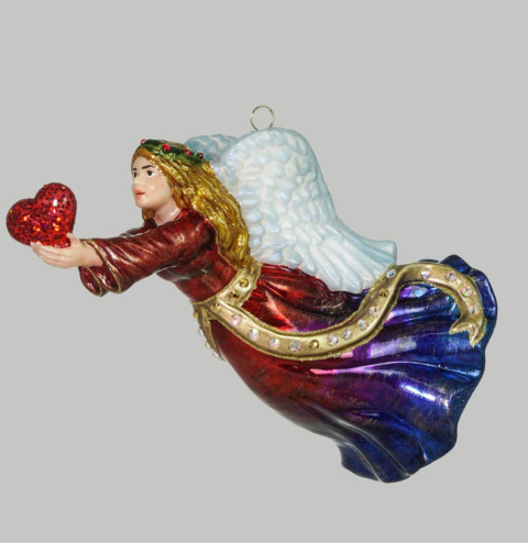 GlitterLab bauble: Moroccan angel with heart (4204MRK)